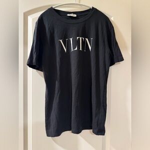 Valentino Black VLTN Logo T-Shirt